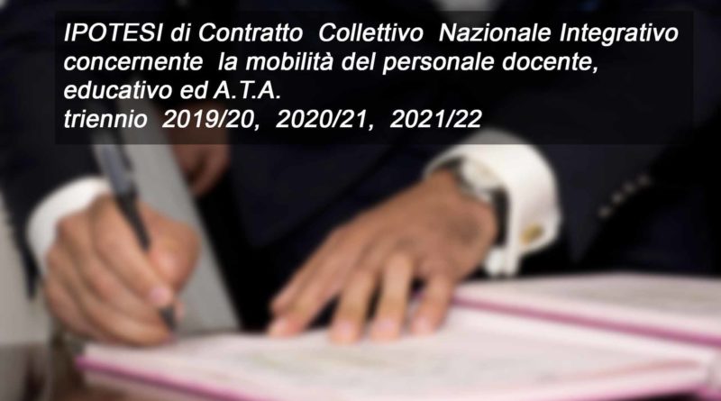 IPOTESI di Contratto Collettivo Nazionale Integrativo