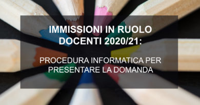 Immissioni in ruolo docenti