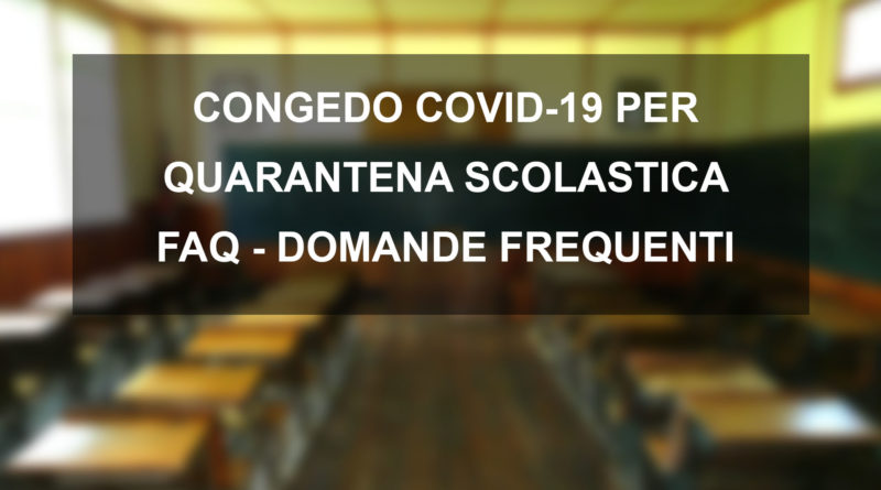 CONGEDO COVID-19