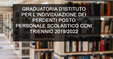 GRADUATORIA D'ISTITUTO