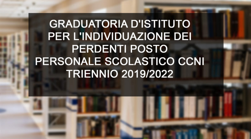 GRADUATORIA D'ISTITUTO