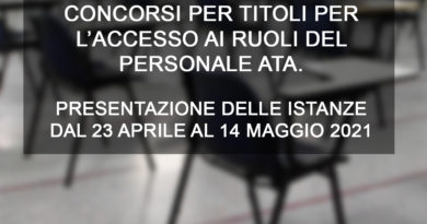 CONCORSI PER TITOLI