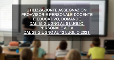 Utilizzazioni e Assegnazioni Provvisorie