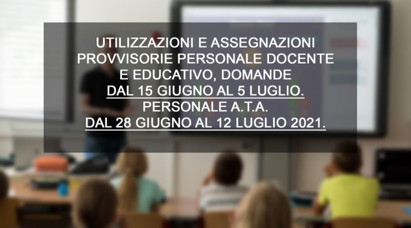 Utilizzazioni e Assegnazioni Provvisorie