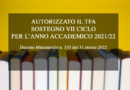 TFA SOSTEGNO VII CICLO
