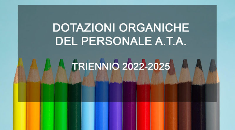 DOTAZIONI ORGANICHE DEL PERSONALE A.T.A.