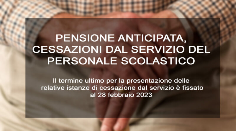 PENSIONE ANTICIPATA