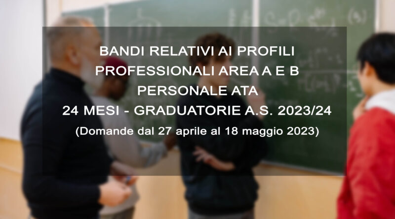 BANDI CONCORSO PERSONALE ATA