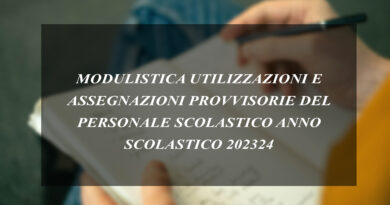 MODULISTICA UTILIZZAZIONI E ASSEGNAZIONI PROVVISORIE