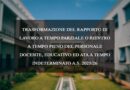 TRASFORMAZIONE DEL RAPPORTO DI LAVORO A TEMPO PARZIALE