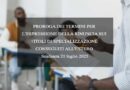 PROROGA DEI TERMINI PER L’ESPRESSIONE DELLA RINUNCIA SUI TITOLI DI SPECIALIZZAZIONE CONSEGUITI ALL'ESTERO - Scadenza 21 luglio 2025