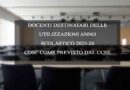 DOCENTI DESTINATARI DELLE UTILIZZAZIONI ANNO SCOSTICO