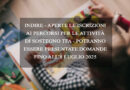 PERCORSI PER LE ATTIVITÀ DI SOSTEGNO TFA