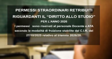 PERMESSI STRAORDINARI RETRIBUITI