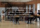 DISPOSIZIONI PER LA SCUOLA PRIMARIA