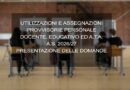 UTILIZZAZIONI E ASSEGNAZIONI PROVVISORIE PERSONALE
