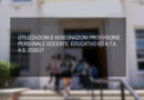 Utilizzazioni e assegnazioni provvisorie