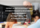 CONTRATTI SU POSTO DI SOSTEGNO A TEMPO DETERMINATO FINALIZZATI AL RECLUTAMENTO A TEMPO INDETERMINATO CONTRATTI SU POSTO DI SOSTEGNO